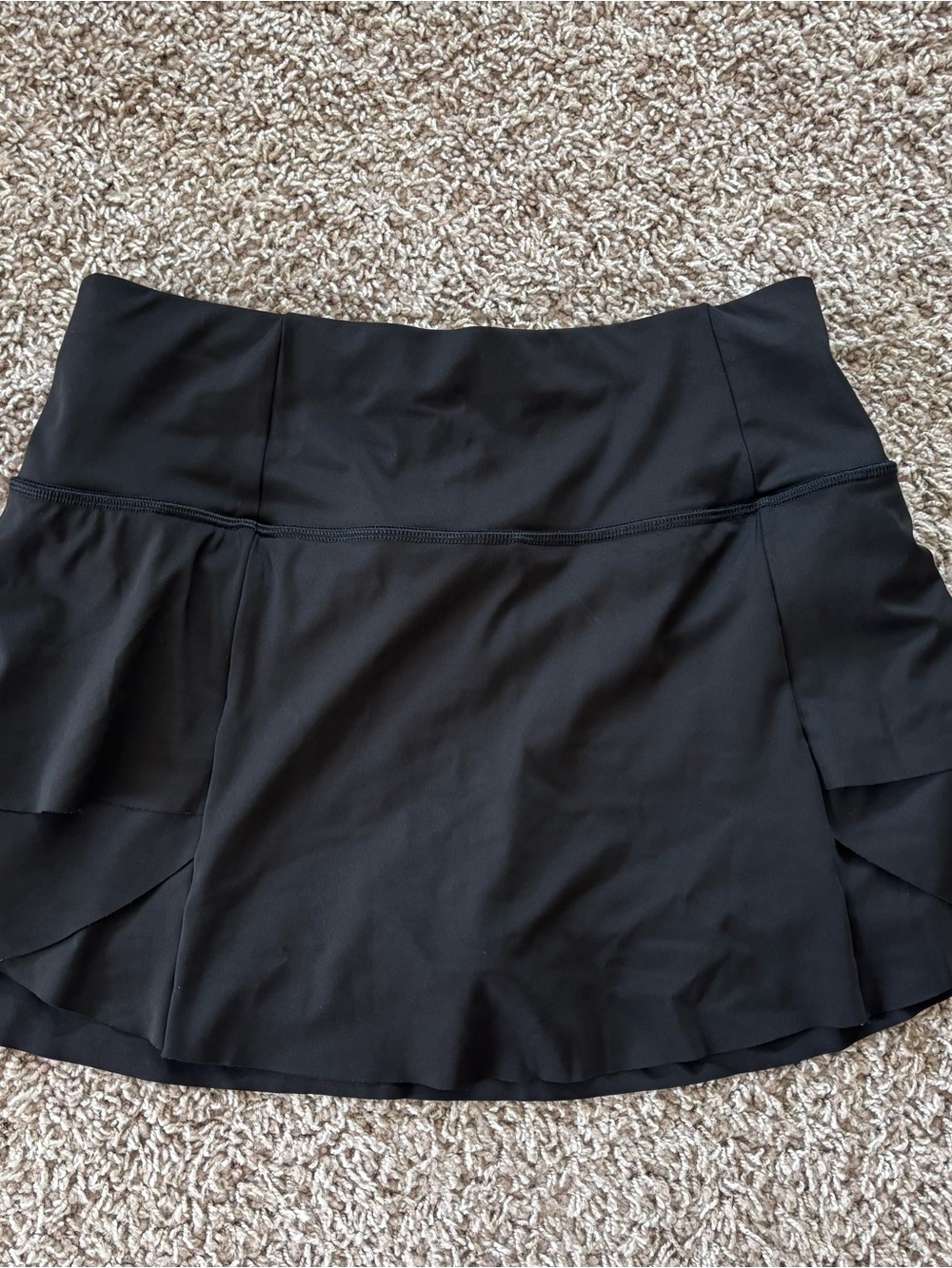 Athleta Black Circle Skort with Built-In Shorts